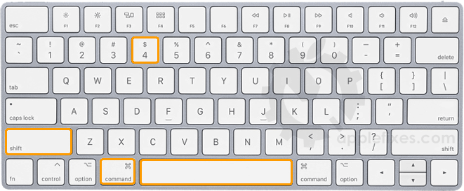 how to do a screenshot on mac keyboard